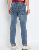 Camla Barcelona Men'S Anthra Blue Regular Fit Jeans