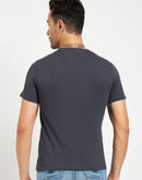 Camla Charcoal T- Shirt For Men