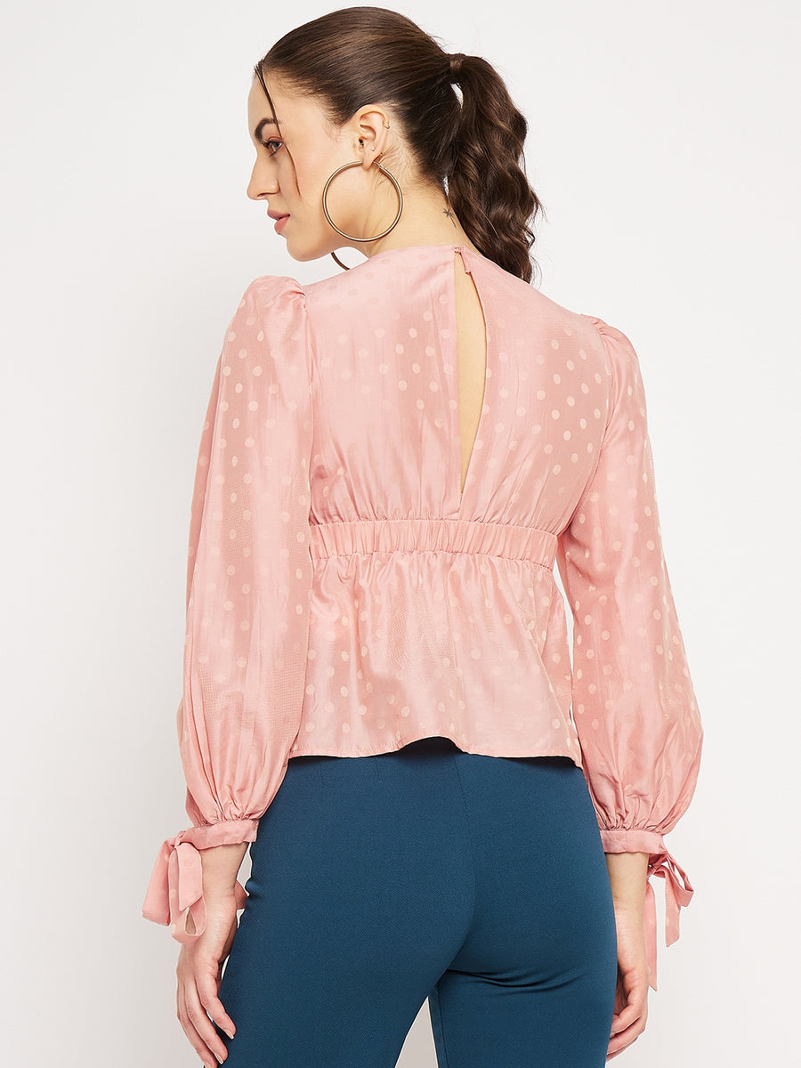 Camla Barcelona Peach Tops For Women