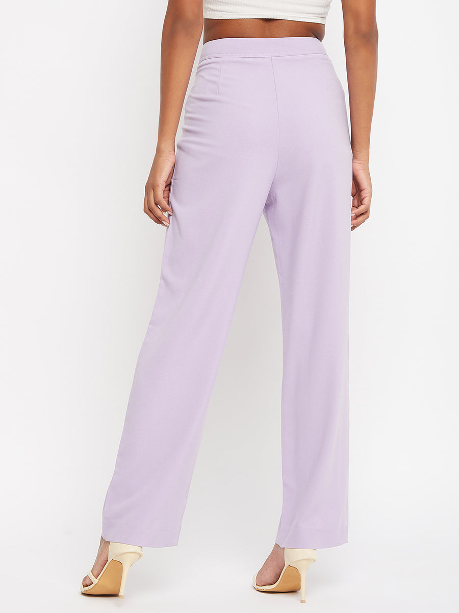 Camla Purple Trouser For Women
