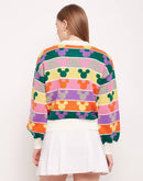 Camla Barcelona Disney Printed Multicolour Sweater
