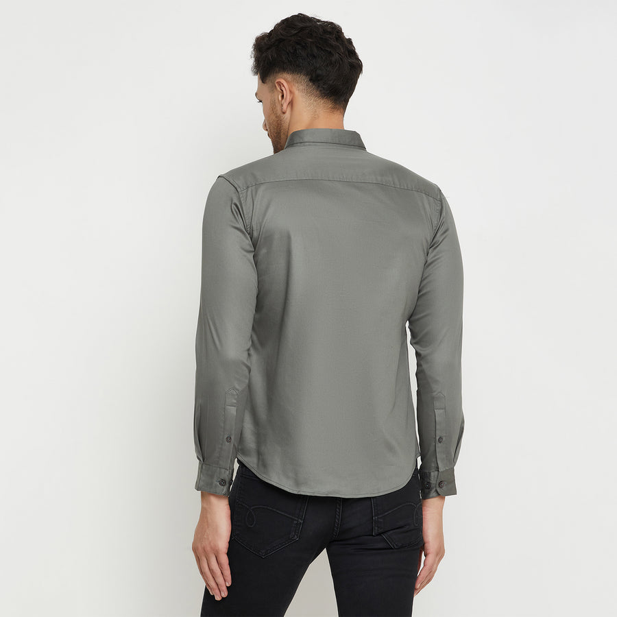 Camla Green Shirt For Men