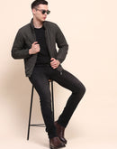 Camla Barcelona Zipper Brown Quilted Jacket