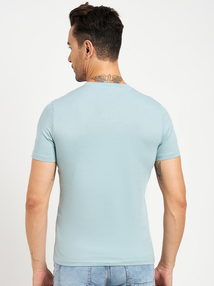 Camla Blue T- Shirt For Men