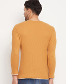 Camla Barcelona Crew Neck Full Sleeve Tan Tshirt