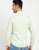 Camla Green Shirts For Men