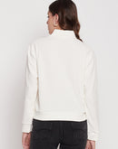 Madame Off-White Keyhole Neck Sweater