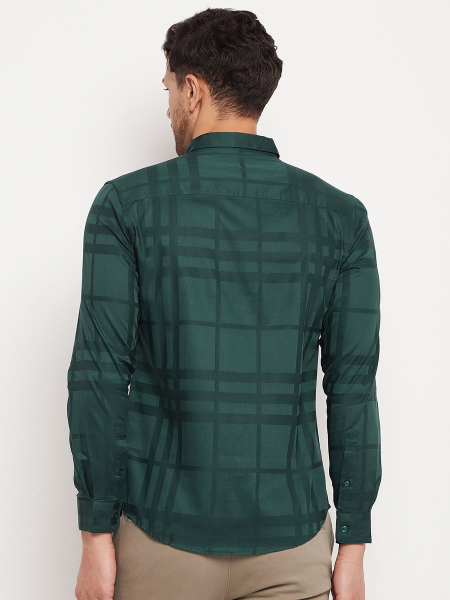 Camla Green Shirts For Men