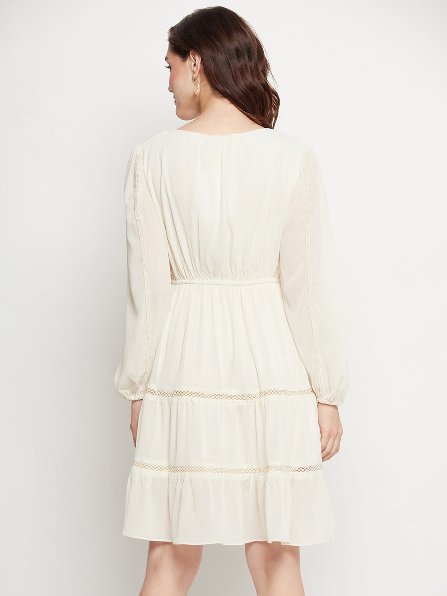 Camla Offwhite Dress For Women