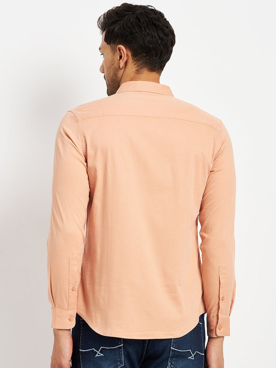 Camla Peach Shirts For Men