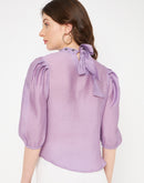 Madame Purple Embellished Top