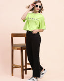 Camla Barcelona Solid Black Flared Jeans