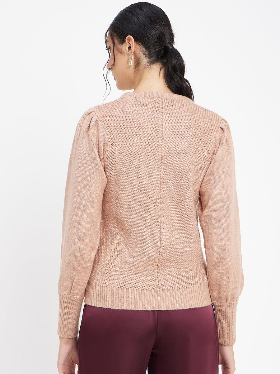 Camla Dustypink Sweater  For Women