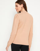 Madame Camel Solid Sweater