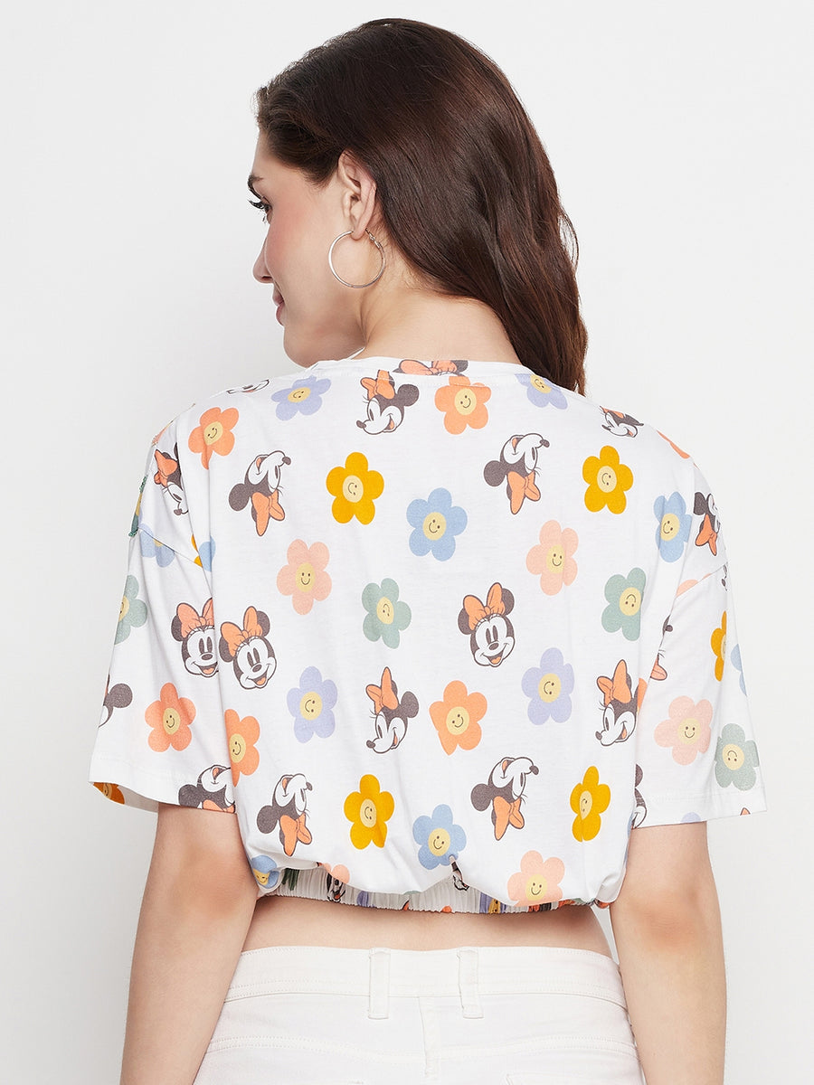 Camla White Top For Women