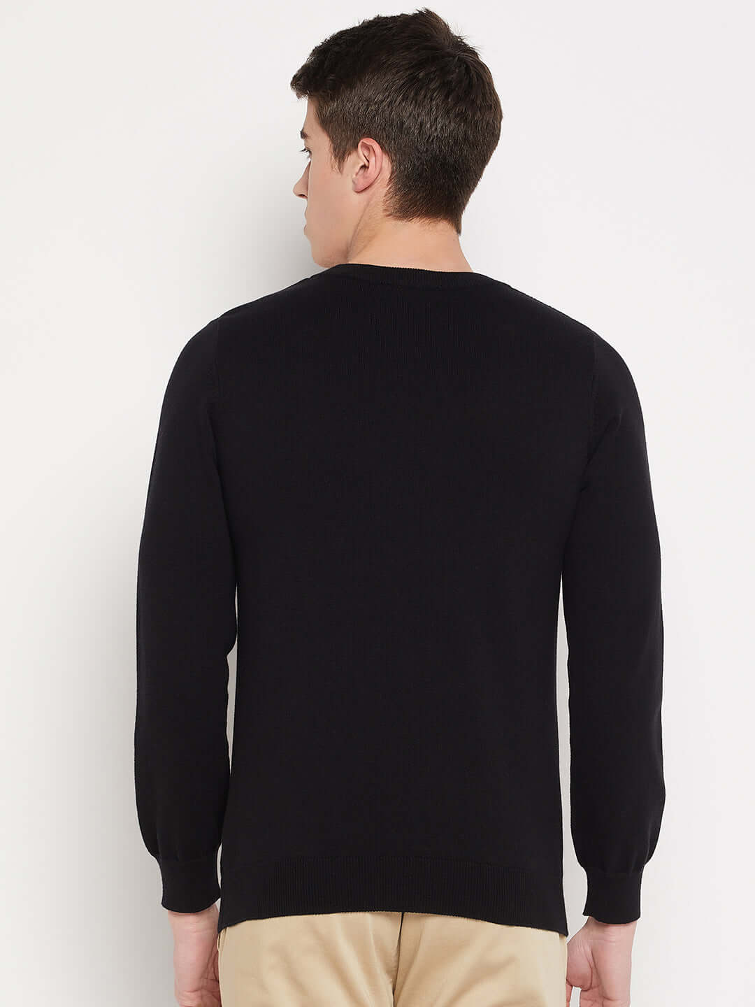 Camla Barcelona Black Sweater For Men