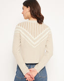 Madame Beige Embellished Sweater