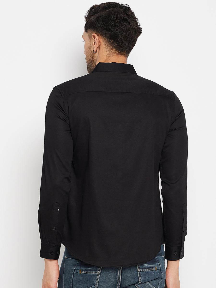 Camla Black Shirts For Men