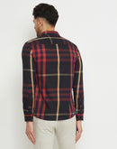 Camla Barcelona Chequered Black Shirt