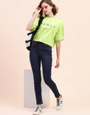 Camla Barcelona Solid Navy Blue Slim Fit Jeans