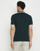 Camla Forestgreen T -Shirt For Men
