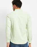 Camla Green Shirts For Men
