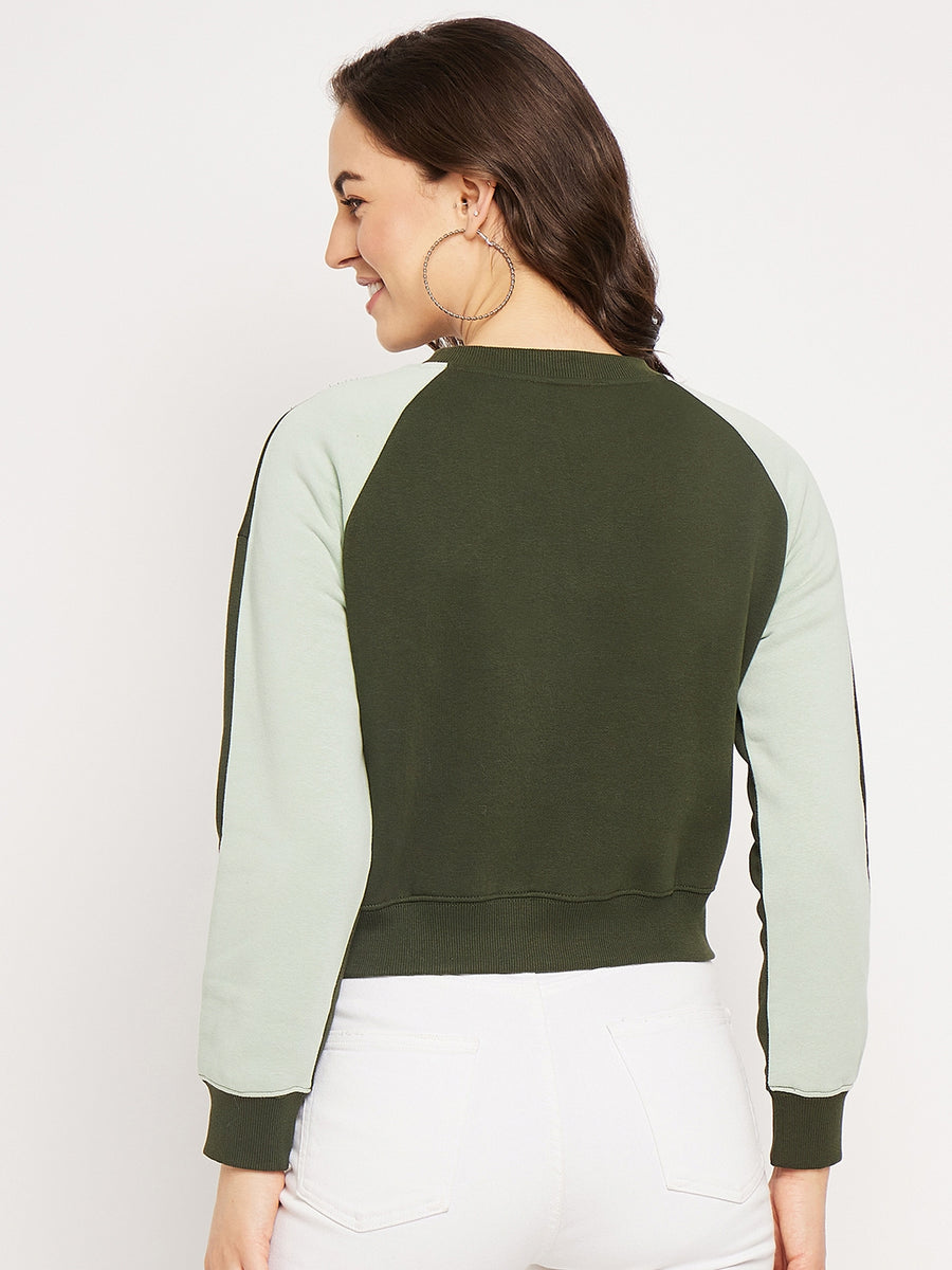 Camla Barcelona Olive Sweatshirt For Women