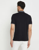 Camla Black T -Shirt For Men