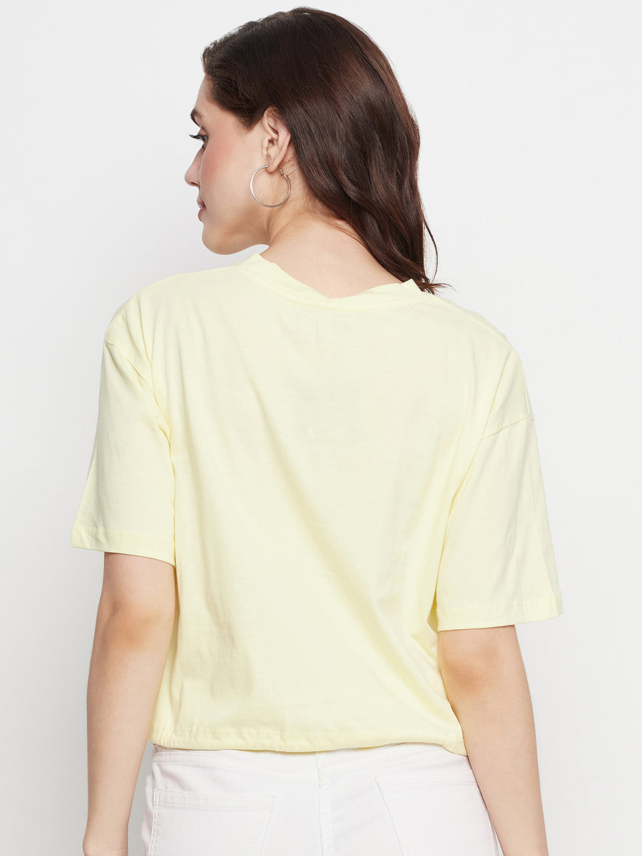 Camla Yellow Top For Women