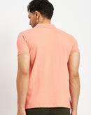 Camla Peach T- Shirt For Men