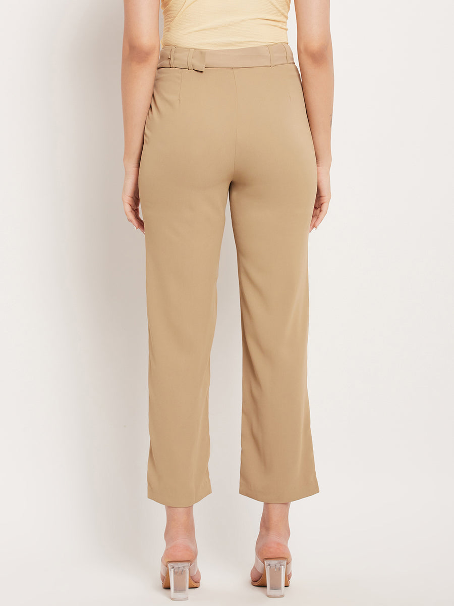 Camla Beige Plazo For Women