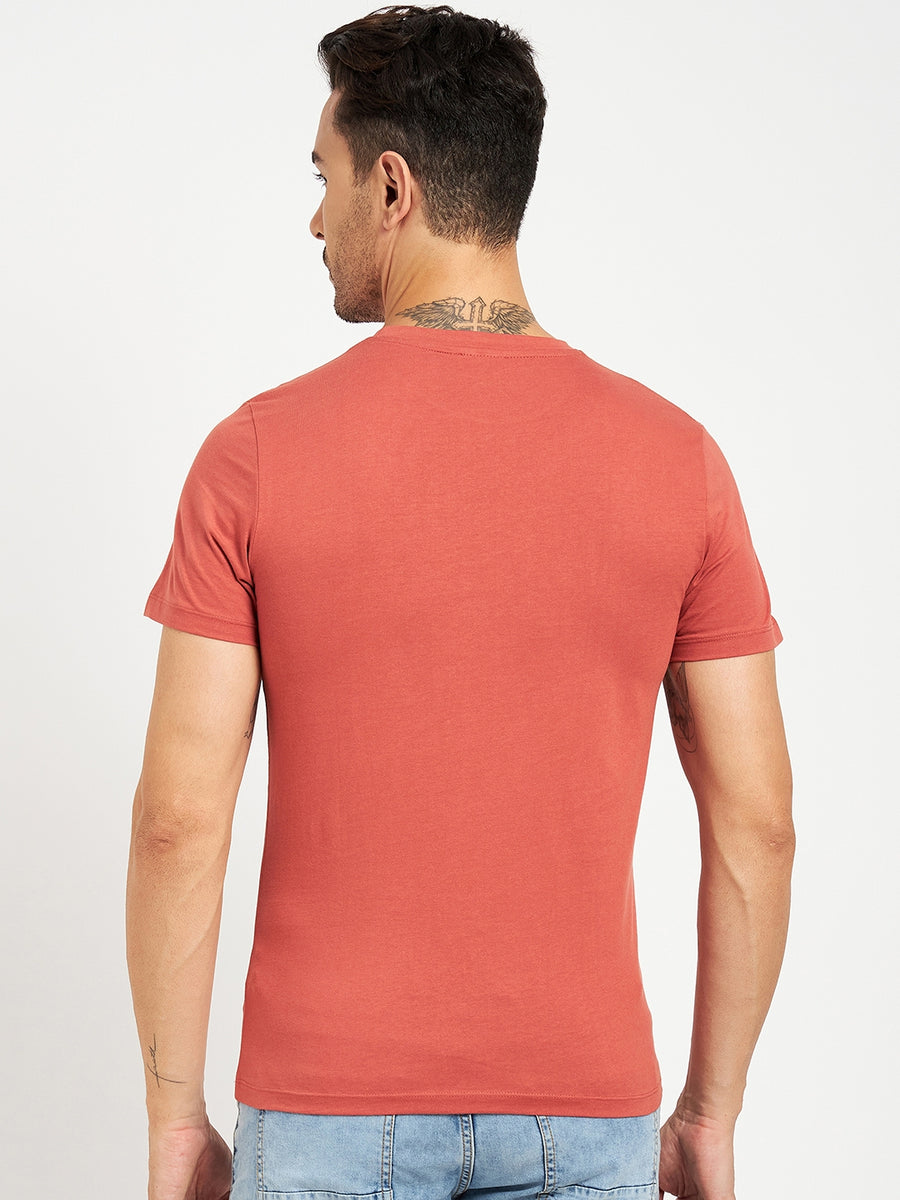 Camla Rust T- Shirt For Men