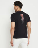 Camla Black T -Shirt For Men