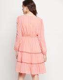 Camla D.Peach Dress For Women