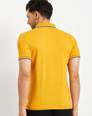 Camla Mustard T- Shirt For Men