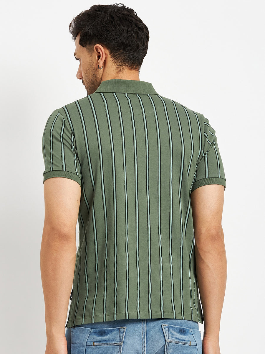 Camla Green T- Shirt For Men