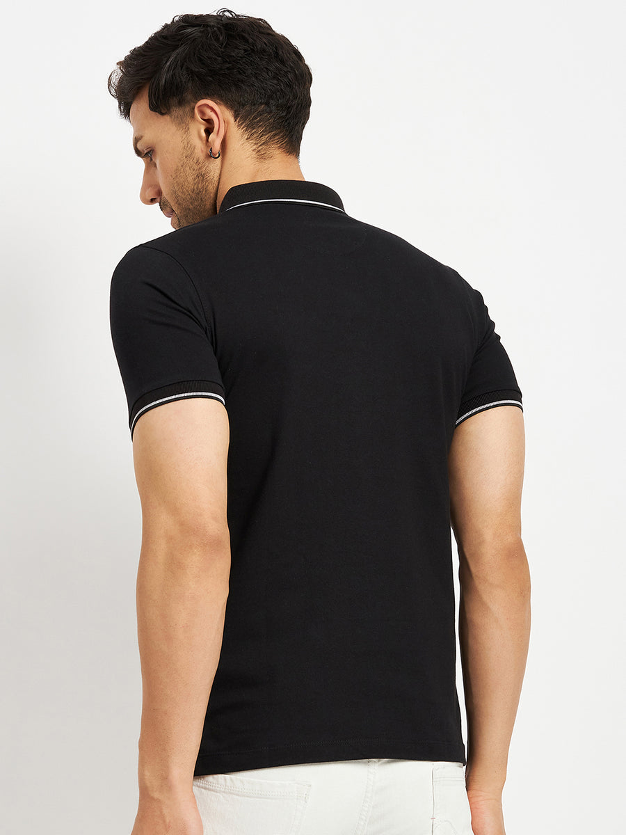 Camla Black T- Shirt For Men