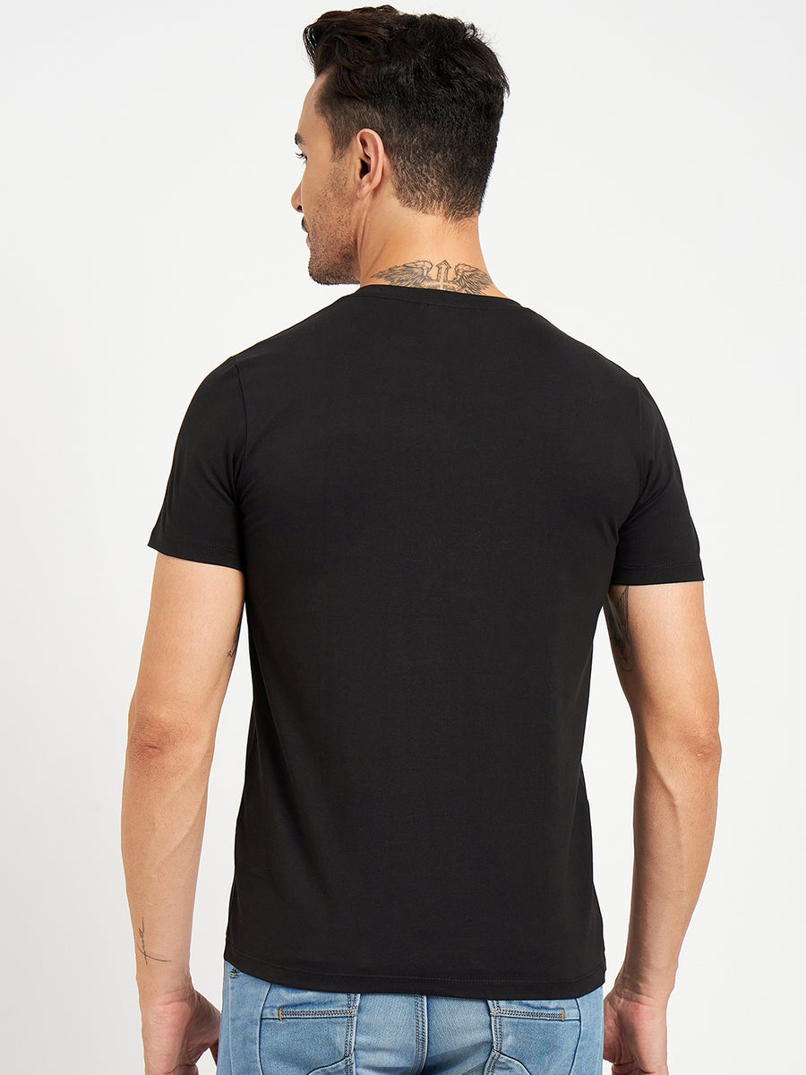 Camla Black T- Shirt For Men