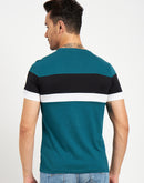 Camla Teal T- Shirt For Men