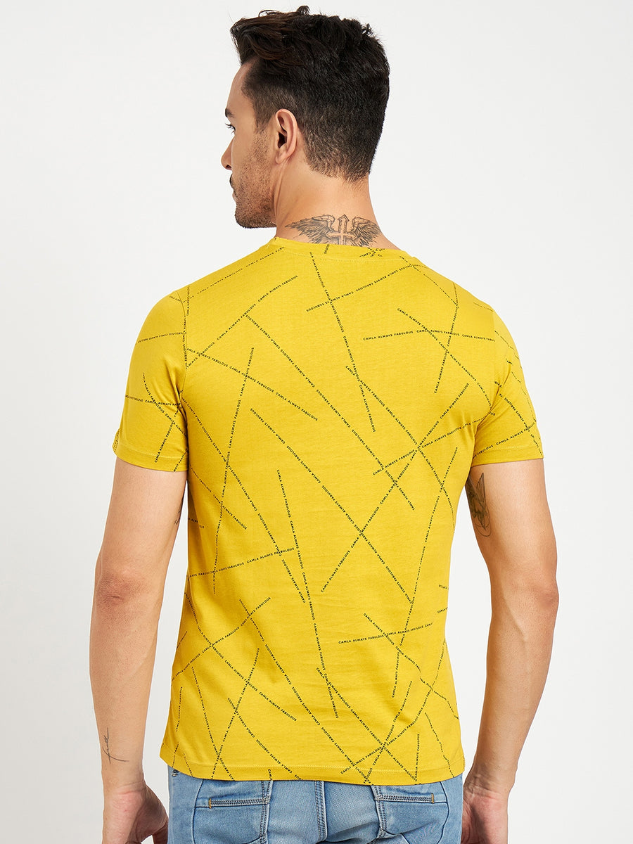 Camla Gold T- Shirt For Men