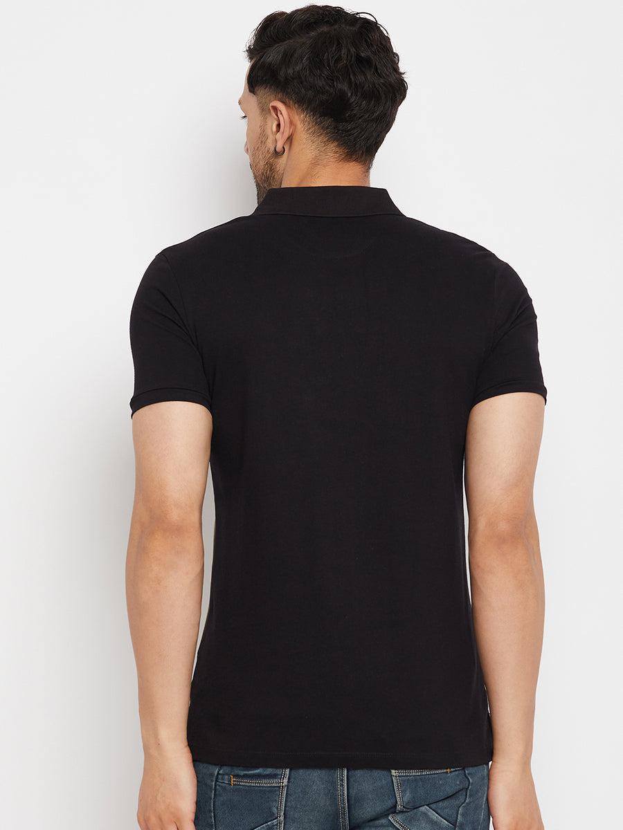 Camla Black T- Shirt For Men