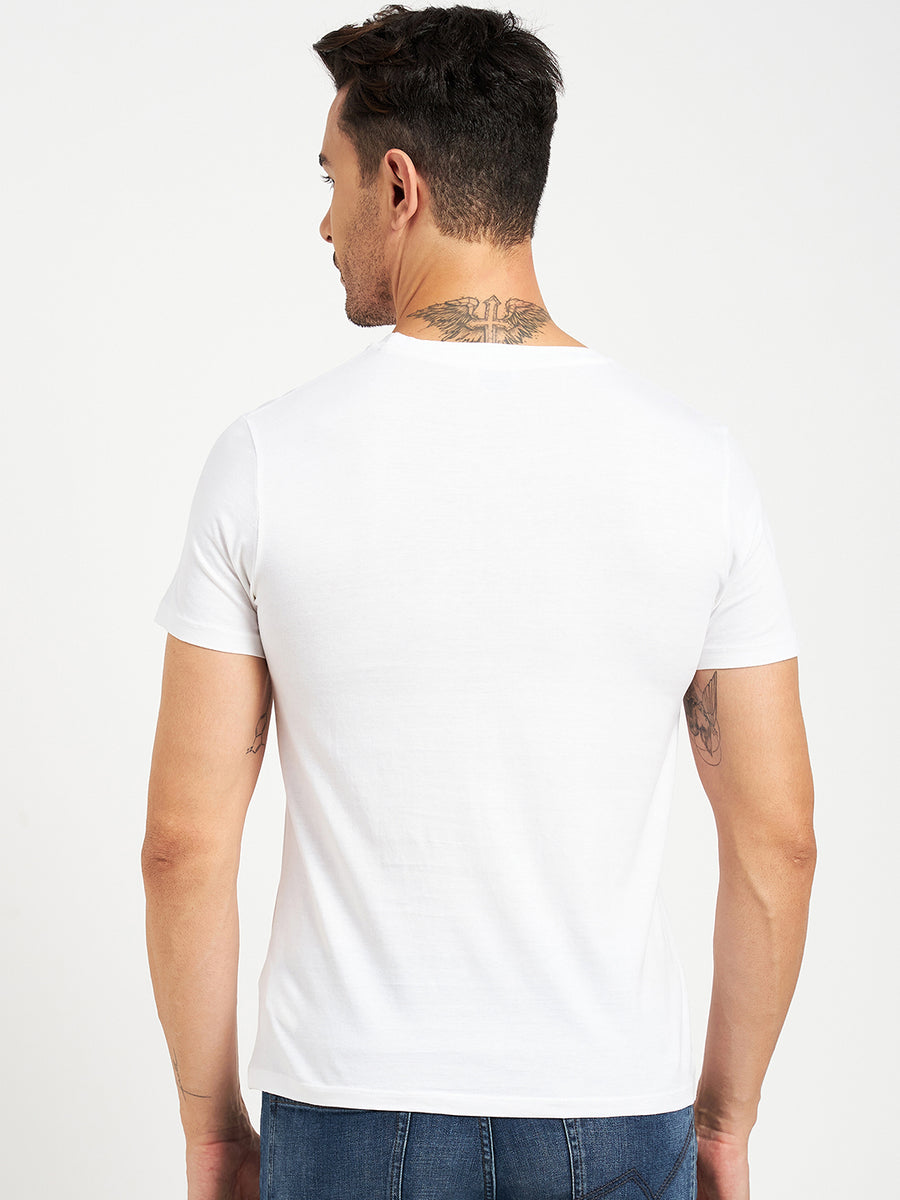 Camla White T- Shirt For Men