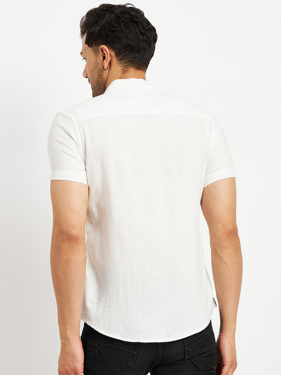 Camla White Shirts For Men