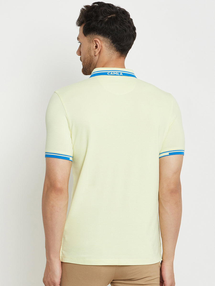 Camla Yellow T-Shirt For Men