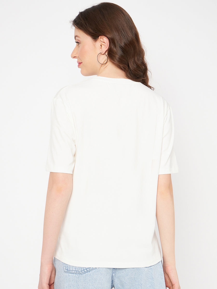 Madame White Graphic T-Shirt