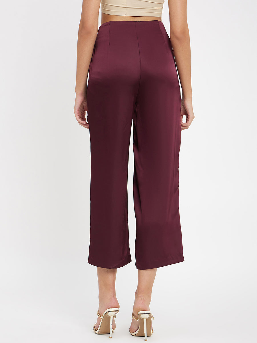 Madame Wine Solid Trousers