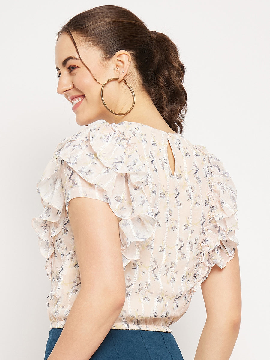 Camla Barcelona Peach Tops For Women