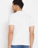 Camla White T- Shirt For Men
