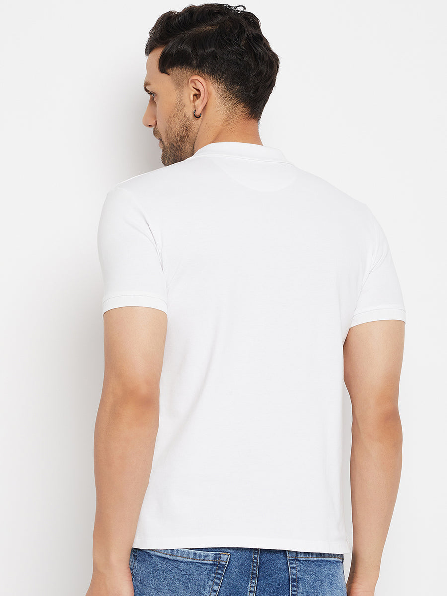 Camla White T- Shirt For Men