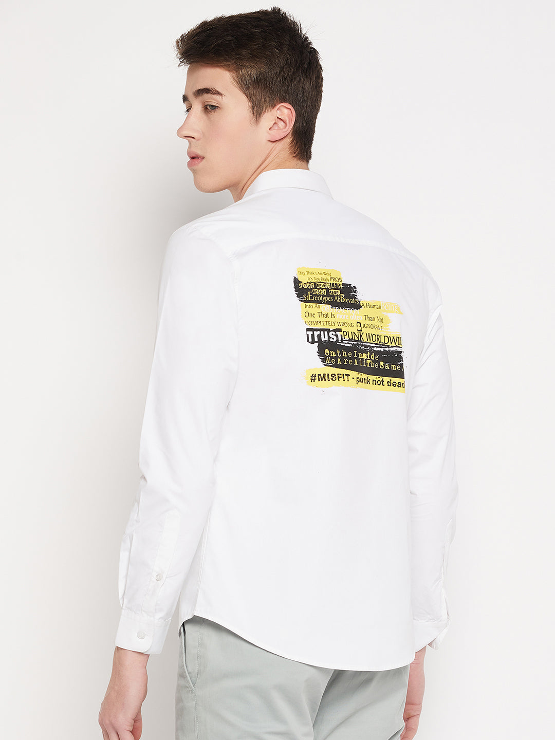 Camla Barcelona White Shirt For Men